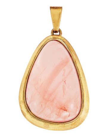 Collieranhänger mit Rosenquarz. - photo 1