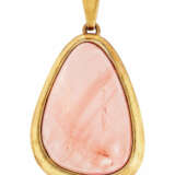 Collieranhänger mit Rosenquarz. - photo 1