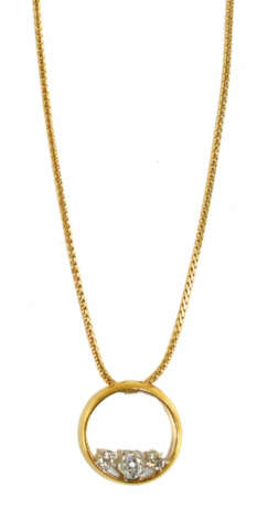 Diamantanhänger an Kette. - photo 1