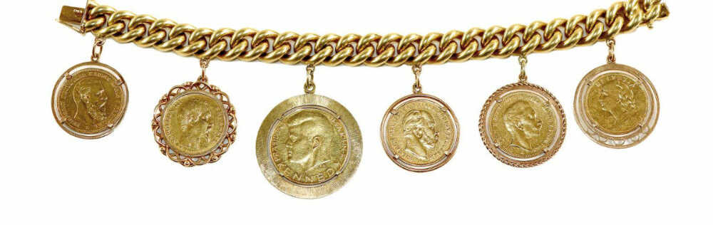 Münzarmband. Münzarmband.