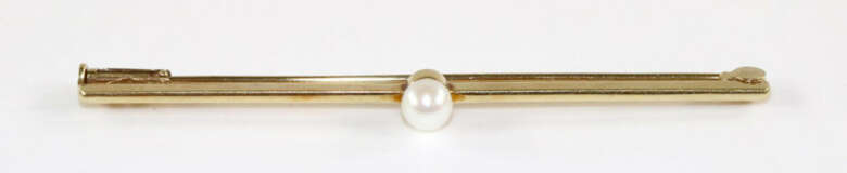 Stabbrosche mit Perle. - photo 1