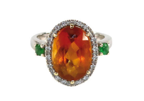 Citrinring 750 WG. - Foto 1 Citrinring 750 WG. - Foto 1