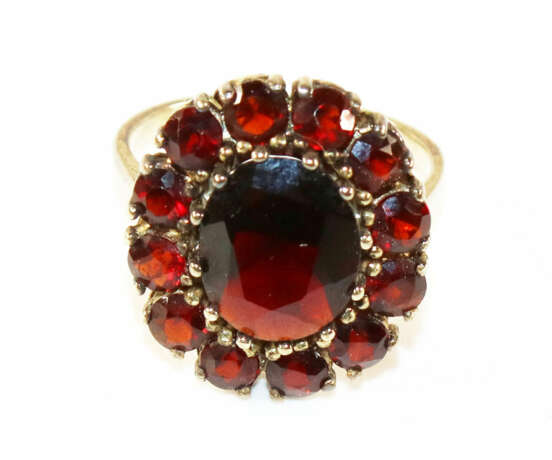 Damenring Granat - photo 1 Damenring Granat - photo 1