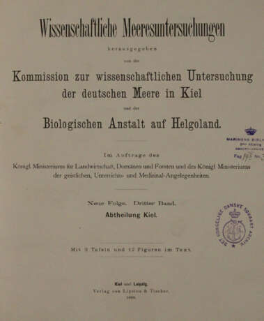 Wissenschaftliche Meeresuntersuchungen. - фото 1