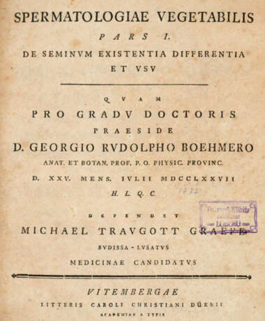 Boehmer, G.R. - Foto 1 Boehmer, G.R. - Foto 1