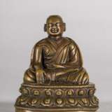 14th Century Tibetan Bronze Lama Buddha Statue - фото 1