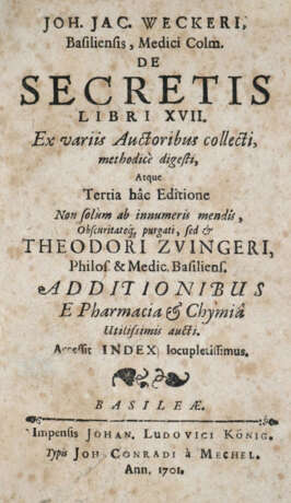 Wecker, J.J. - photo 1 Wecker, J.J. - photo 1