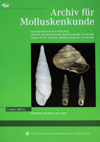Archiv für Molluskenkunde. - photo 1