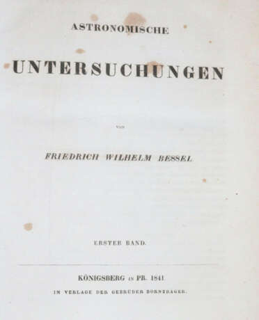 Bessel, F.W. - photo 2