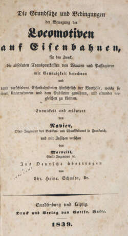 Navier, (C.L.M.H.) u. J.Macneill. - photo 1 Navier, (C.L.M.H.) u. J.Macneill. - photo 1