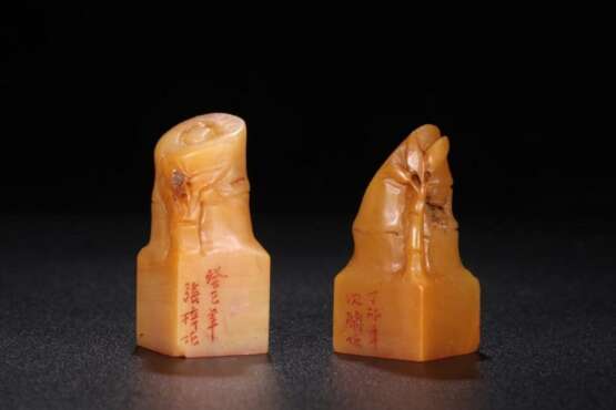 A Set of famous expert Tian Huangyu carving seal - photo 5