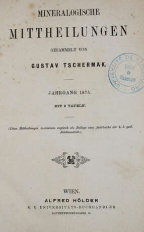 Tschermak, G. - фото 1 Tschermak, G. - фото 1