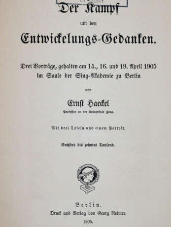 Haeckel, E. - photo 1