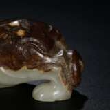 Hetian white jade carving auspicious beast during the Warring States Period - photo 3