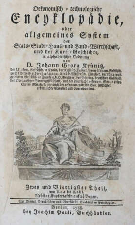 Krünitz, J.G. - photo 1 Krünitz, J.G. - photo 1