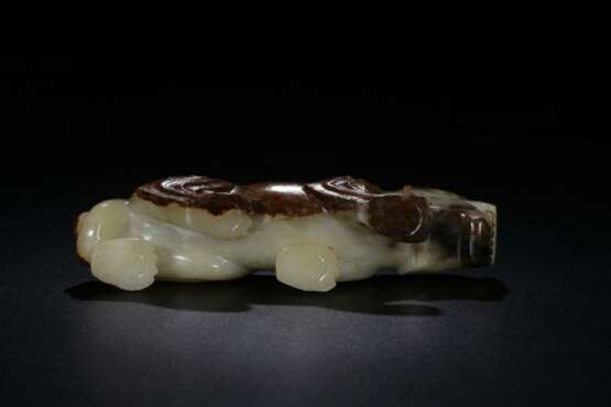Hetian white jade carving auspicious beast during the Warring States Period - photo 8