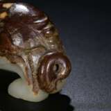 Hetian white jade carving auspicious beast during the Warring States Period - photo 9