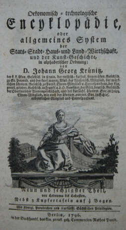 Krünitz, J.G. - Foto 1 Krünitz, J.G. - Foto 1