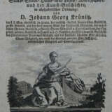 Krünitz, J.G. - Foto 1