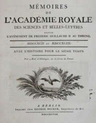 Memoires de l'Academie Royale