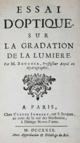 Bouguer, P. - фото 1 Bouguer, P. - фото 1