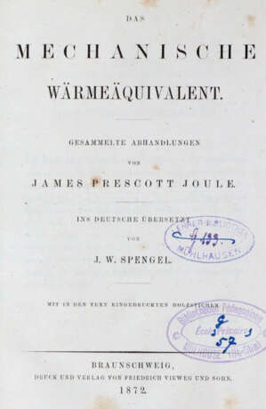 Joule, J.P. - photo 1 Joule, J.P. - photo 1