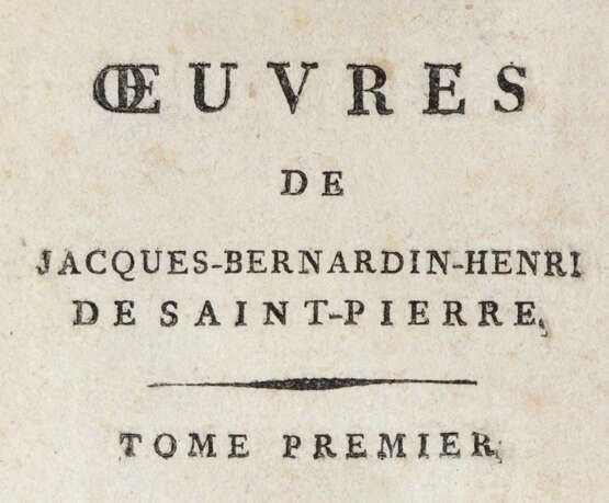 Saint-Pierre, J.-H.-B.de. - фото 1 Saint-Pierre, J.-H.-B.de. - фото 1