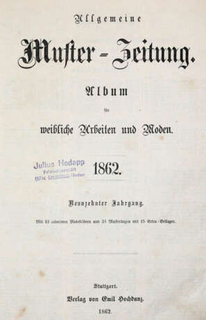 Allgemeine Muster-Zeitung. - фото 1