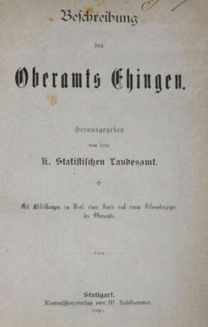 Beschreibung des Oberamts - photo 1