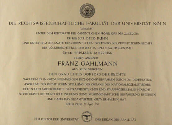 Jahrreiß, Hermann - photo 2 Jahrreiß, Hermann - photo 2