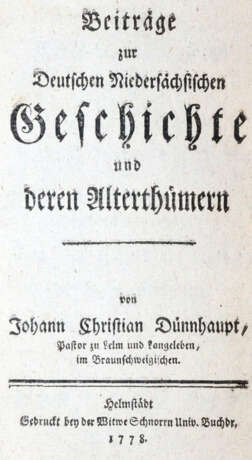 Dünnhaupt, J.C. - фото 1 Dünnhaupt, J.C. - фото 1