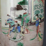 Colorful glazed character story porcelain bottle in the Qing Dynasty - photo 2