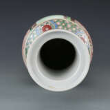 Colorful glazed character story porcelain bottle in the Qing Dynasty - photo 13