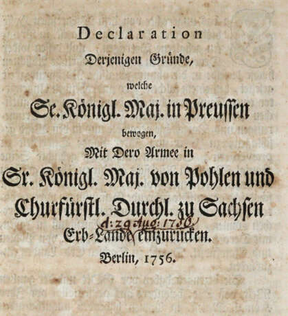 (Finck von Finckenstein, K.W.v.). - фото 1