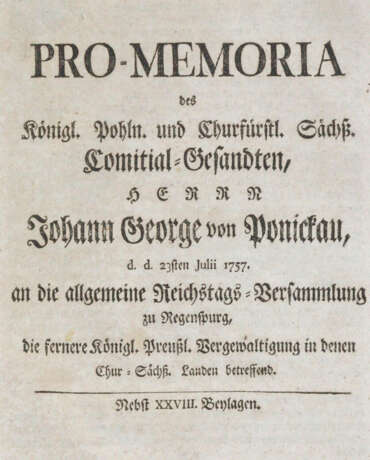 Ponickau, J.G.v. - photo 1