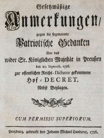 (Senckenberg, H.C.v.). - photo 1 (Senckenberg, H.C.v.). - photo 1