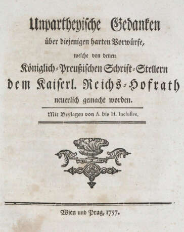 Unpartheyische Gedanken - photo 1