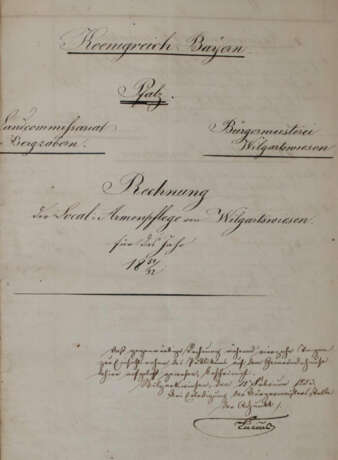 Rechnung der Local-Armenpflege - photo 1