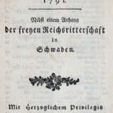 Herzoglich-Wirtembergisches Addreß-Buch - photo 1