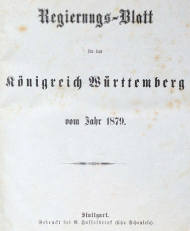 Regierungsblatt - фото 1