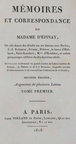 Epinay, (L.F.P.Tardieu d'Esclavelles de). - Foto 1