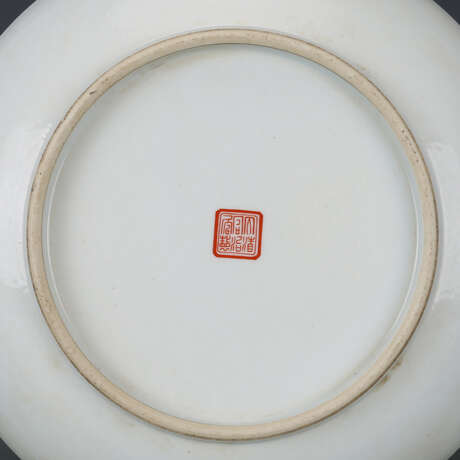 Qing Dynasty pastel glaze character story porcelain plate - Foto 8