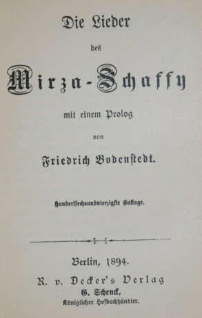 Bodenstedt, Friedrich von, - photo 1