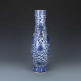 Qing Dynasty Blue and white Character painting flat bottle - photo 6