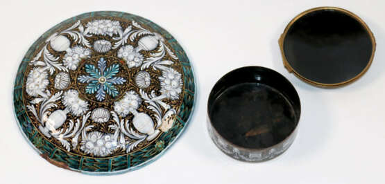 Deckeldose und Kerzenhalter. - photo 2