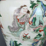 Qing Dynasty Multicolored mythology figure Jar - Foto 2