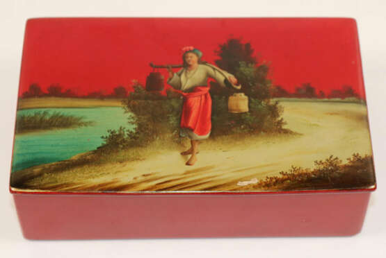 Russische Lackdose. - photo 1