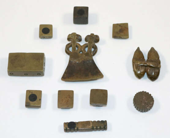 Goldgewichte. - Foto 2 Goldgewichte. - Foto 2