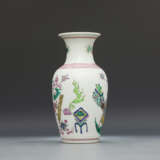 Qing Dynasty Pastel painting Guanyin bottle - фото 2
