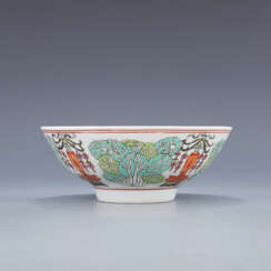 Qing Dynasty Pastel painting Chinese cabbage Big bowl